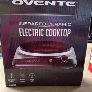 Ovente Infrared Ceramic Electric Cooktop - Black